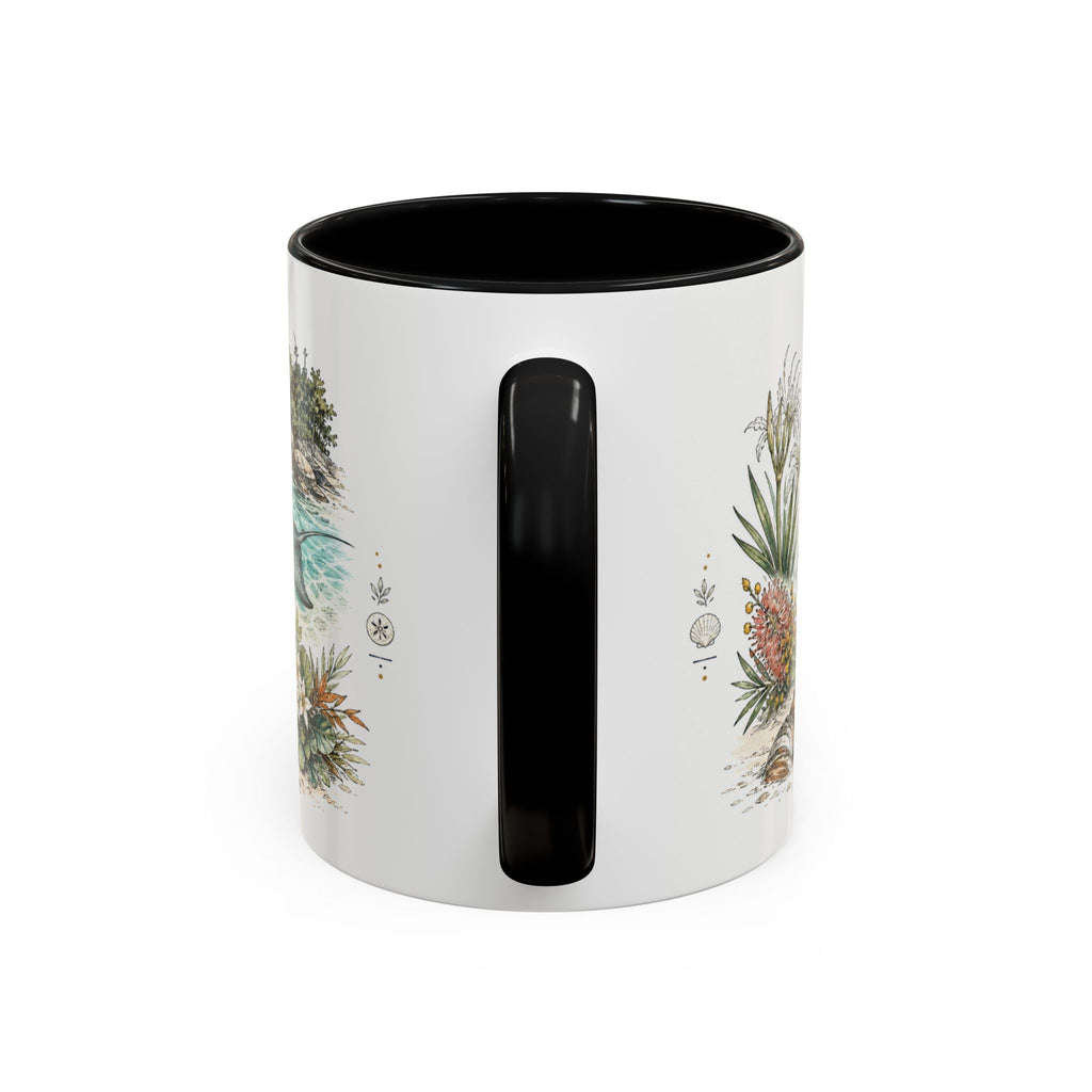 Whitehaven Beach Mug, Australia Travel Souvenir, Bucket List Gift, Accent Ceramic Coffee Mug 11oz 15oz