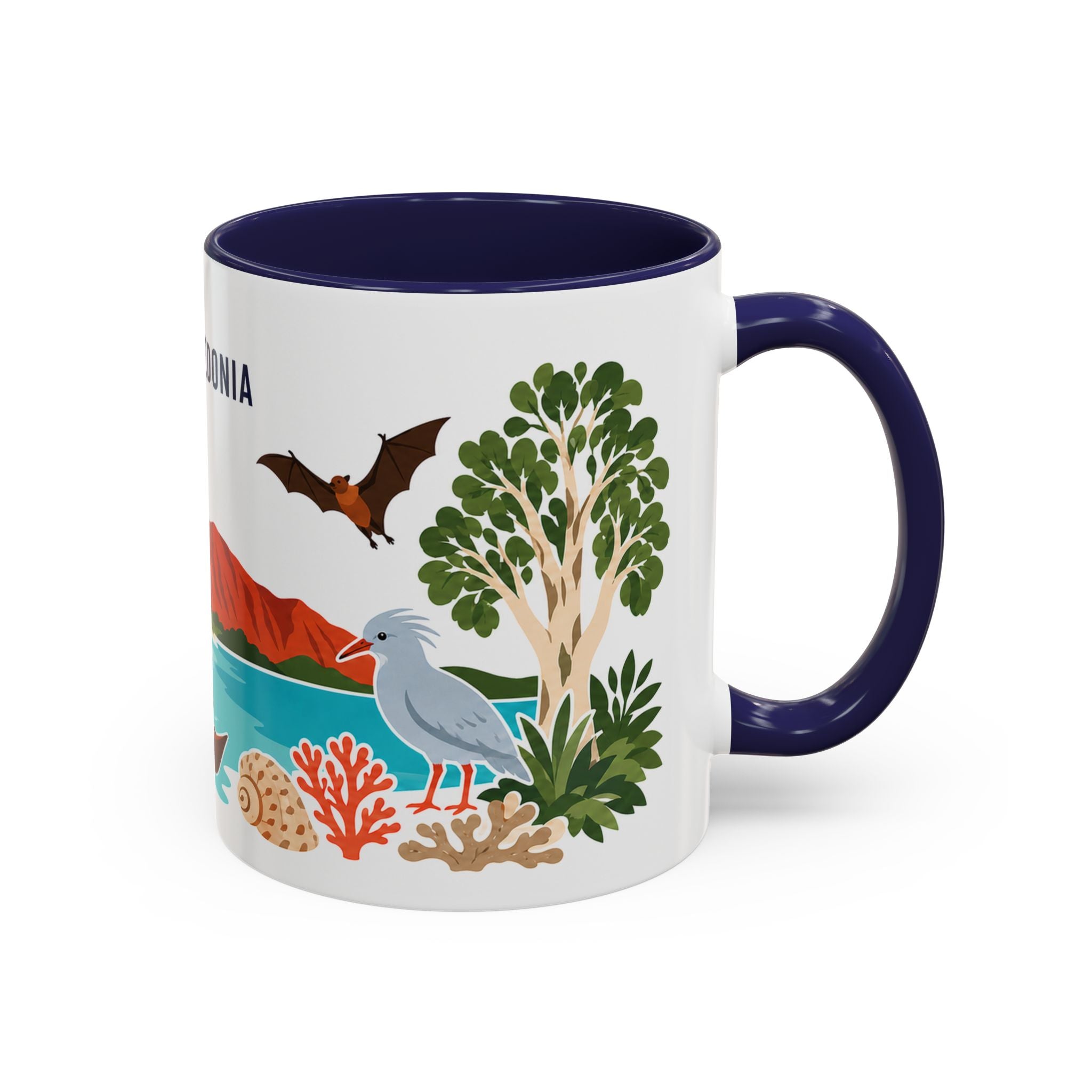 New Caledonia Coffee Mug | Travel Souvenir Accent Mug | Country Gift Ceramic Cup 11oz 15oz