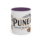 Pune Coffee Mug | India Travel Souvenir | Vintage Illustrated City Gift | 11 oz 15 oz Accent Mug