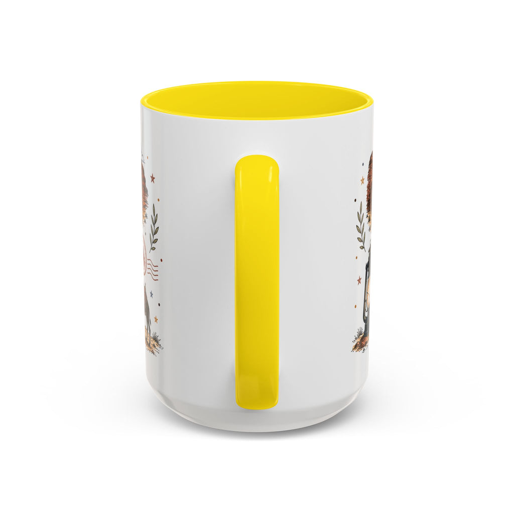 Wadi Rum Coffee Mug | Travel Destination Souvenir Gift | Accent Color Ceramic 11oz 15oz