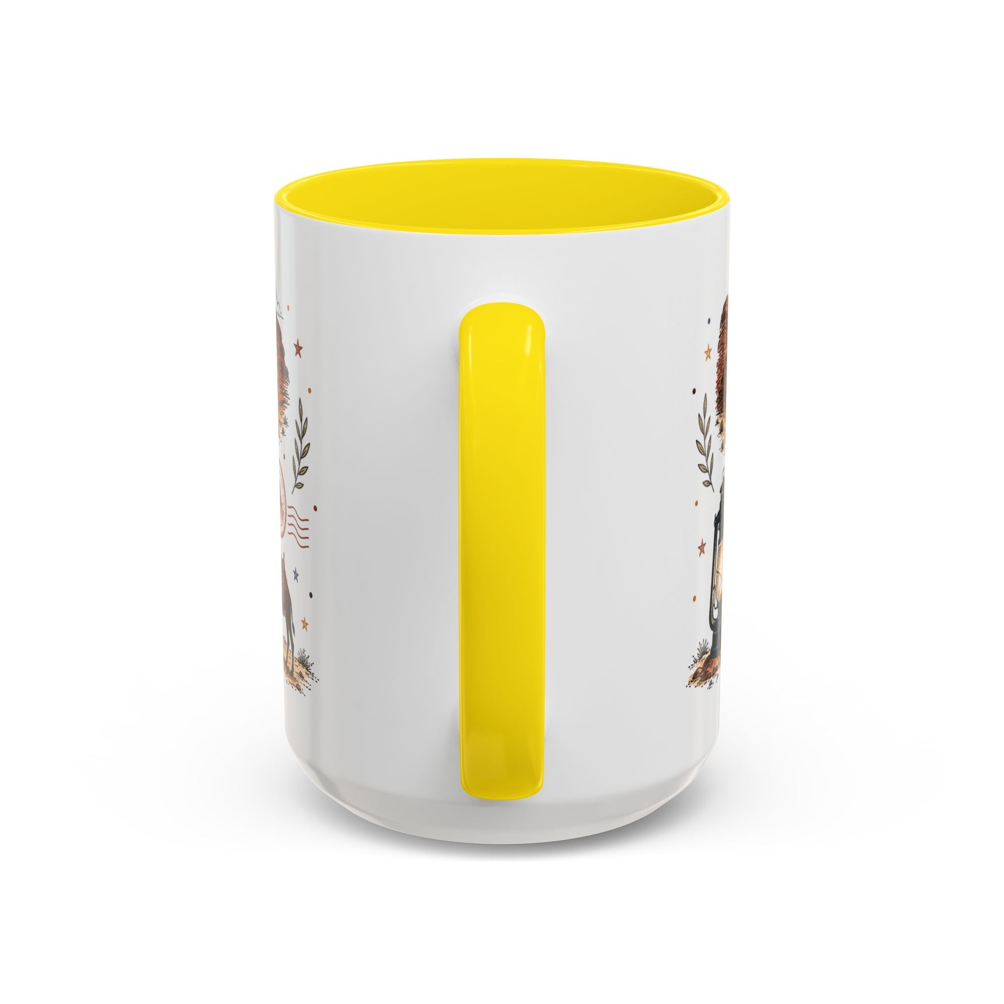 Wadi Rum Coffee Mug | Travel Destination Souvenir Gift | Accent Color Ceramic 11oz 15oz