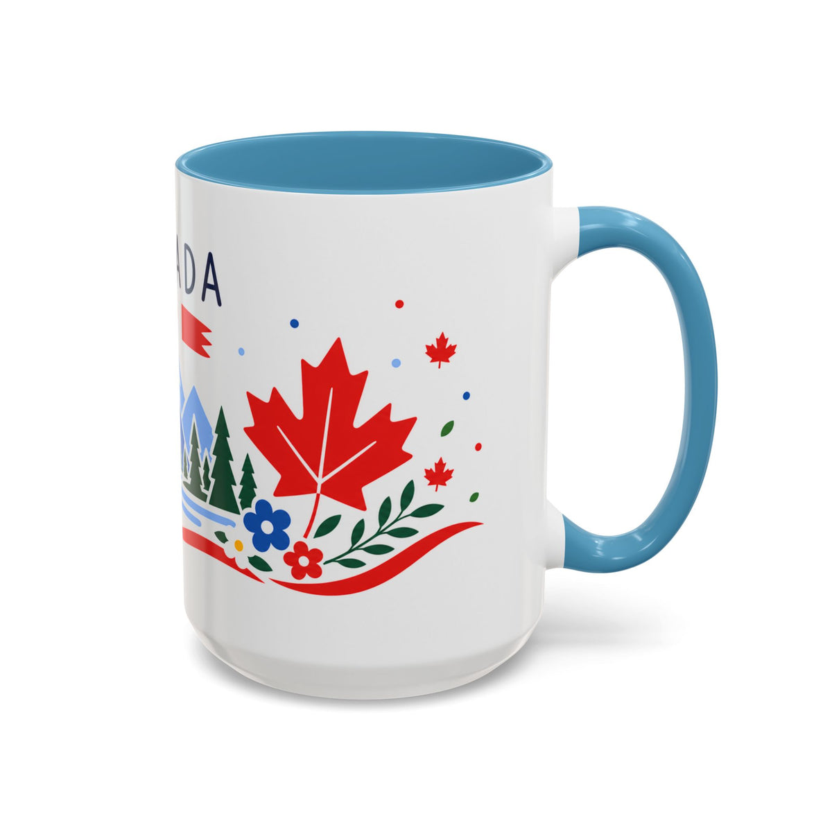 Canada Coffee Mug | Travel Souvenir Accent Mug | Country Gift Ceramic Cup 11oz 15oz