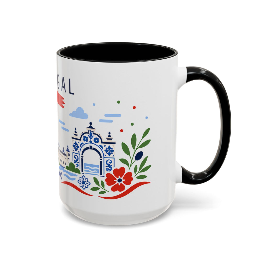 Portugal Coffee Mug | Travel Souvenir Accent Mug | Country Gift Ceramic Cup 11oz 15oz