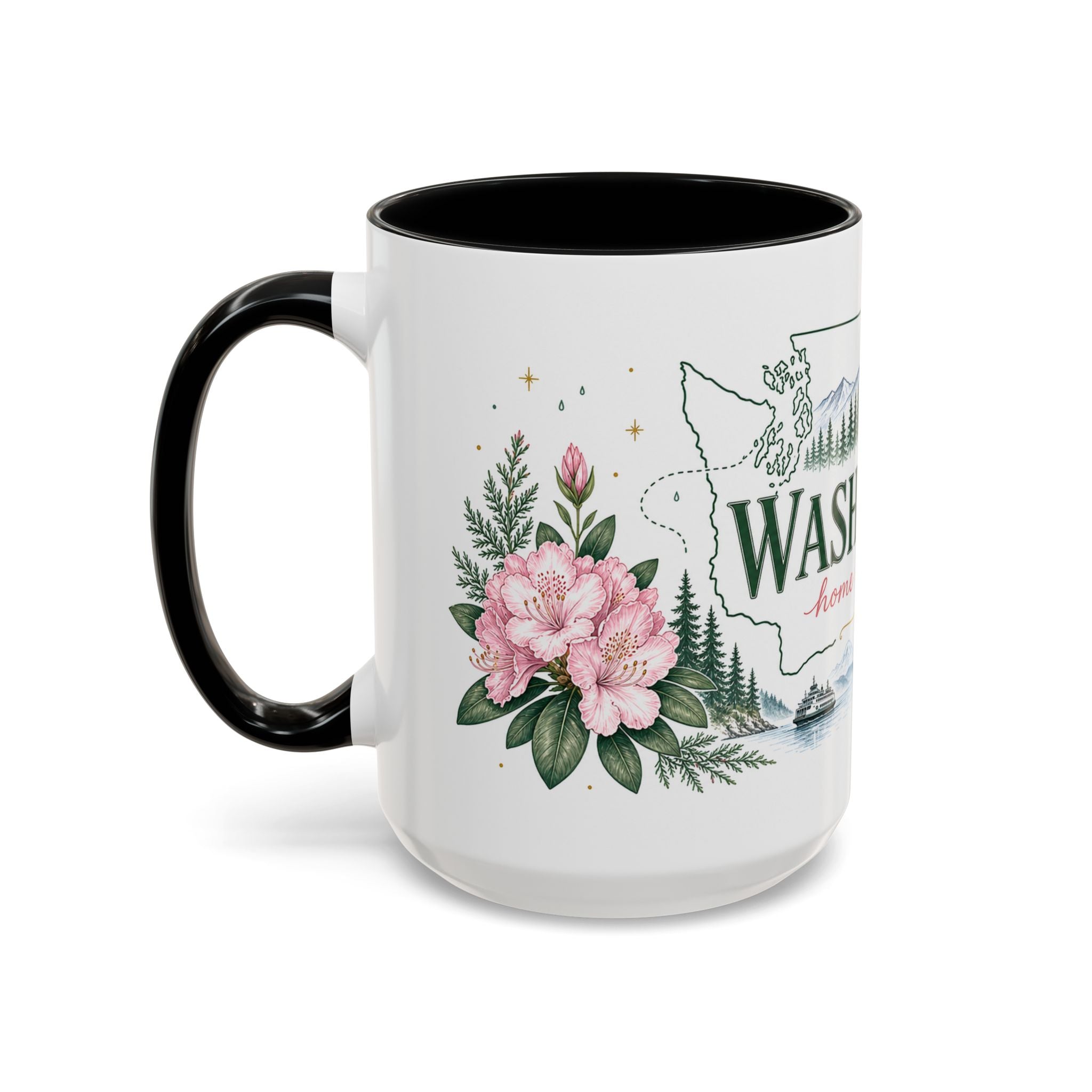 Washington State Map Mug | Moving Away, Homesick, Long Distance Friendship Gift