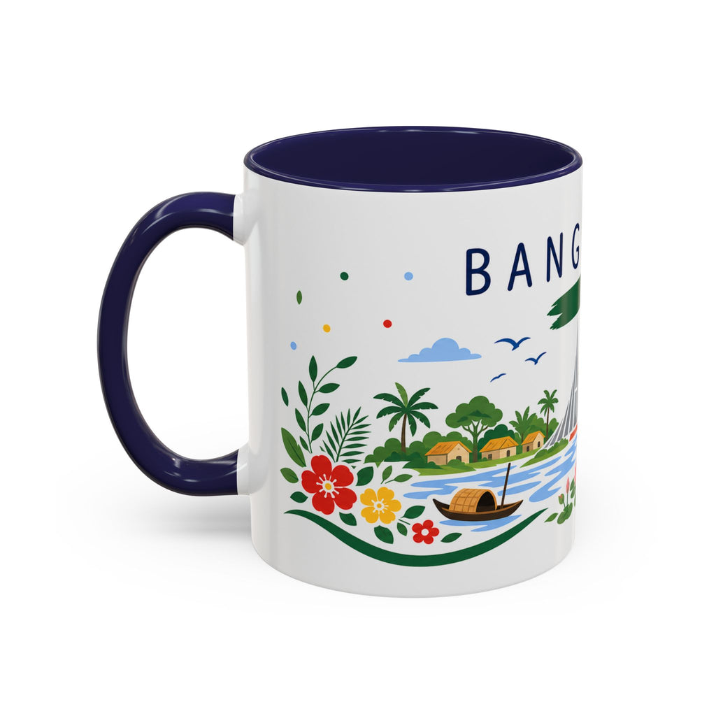 Bangladesh Coffee Mug | Travel Souvenir Accent Mug | Country Gift Ceramic Cup 11oz 15oz