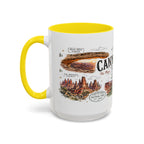 Canyonlands National Park Coffee Mug | Utah Red Rock Desert River Gift | Accent Color Ceramic 11oz 15oz