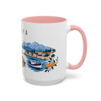 Antalya Coffee Mug | Turkey Travel Souvenir | Porcelain Decal City Gift | 11oz 15oz Accent Mug