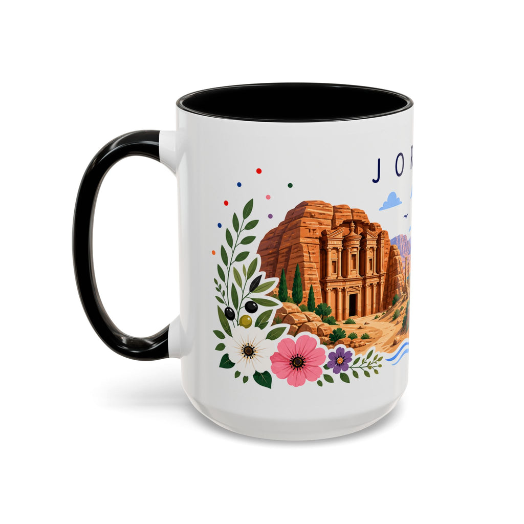 Jordan Coffee Mug | Travel Souvenir Accent Mug | Place Gift Ceramic Cup 11oz 15oz