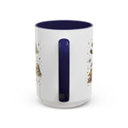 Joshua Tree Coffee Mug | National Park Desert Camping Gift | Accent Color Ceramic 11oz 15oz