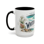 Whitehaven Beach Mug, Australia Travel Souvenir, Bucket List Gift, Accent Ceramic Coffee Mug 11oz 15oz