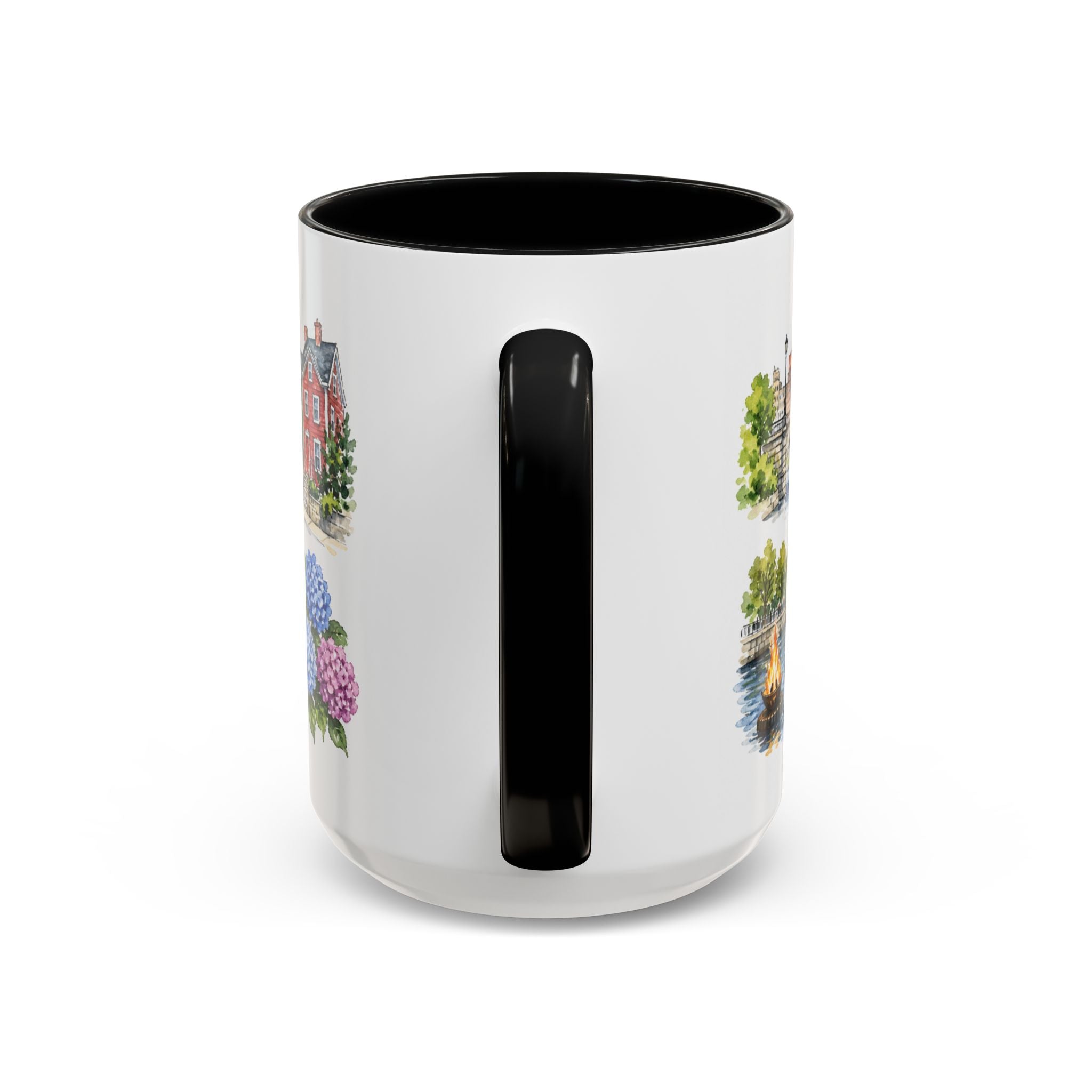 Providence Illustrated Travel Mug | City Souvenir Accent Coffee Mug | 11oz 15oz Ceramic Cup