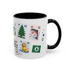 Seattle Coffee Mug | Postage Stamp Collage Mug | Travel Souvenir Accent Cup 11oz 15oz