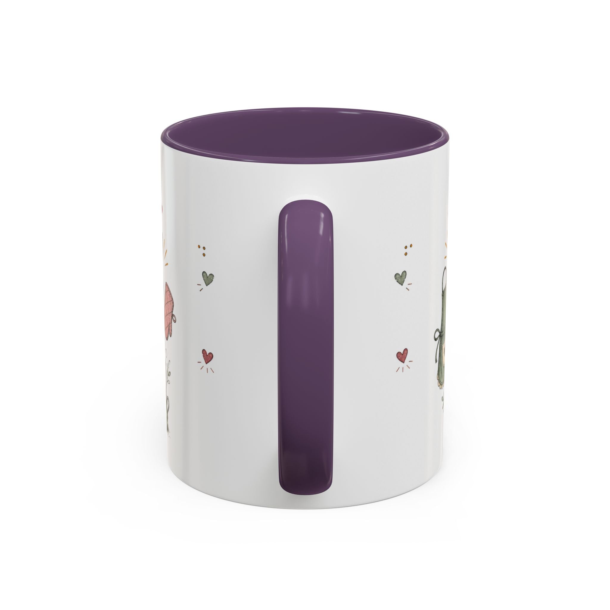 Grandma's Kitchen Hugs Coffee Mug | Gift From Grandkids | Accent Color Ceramic 11oz 15oz
