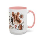Petra Coffee Mug | Travel Destination Souvenir Gift | Accent Color Ceramic 11oz 15oz