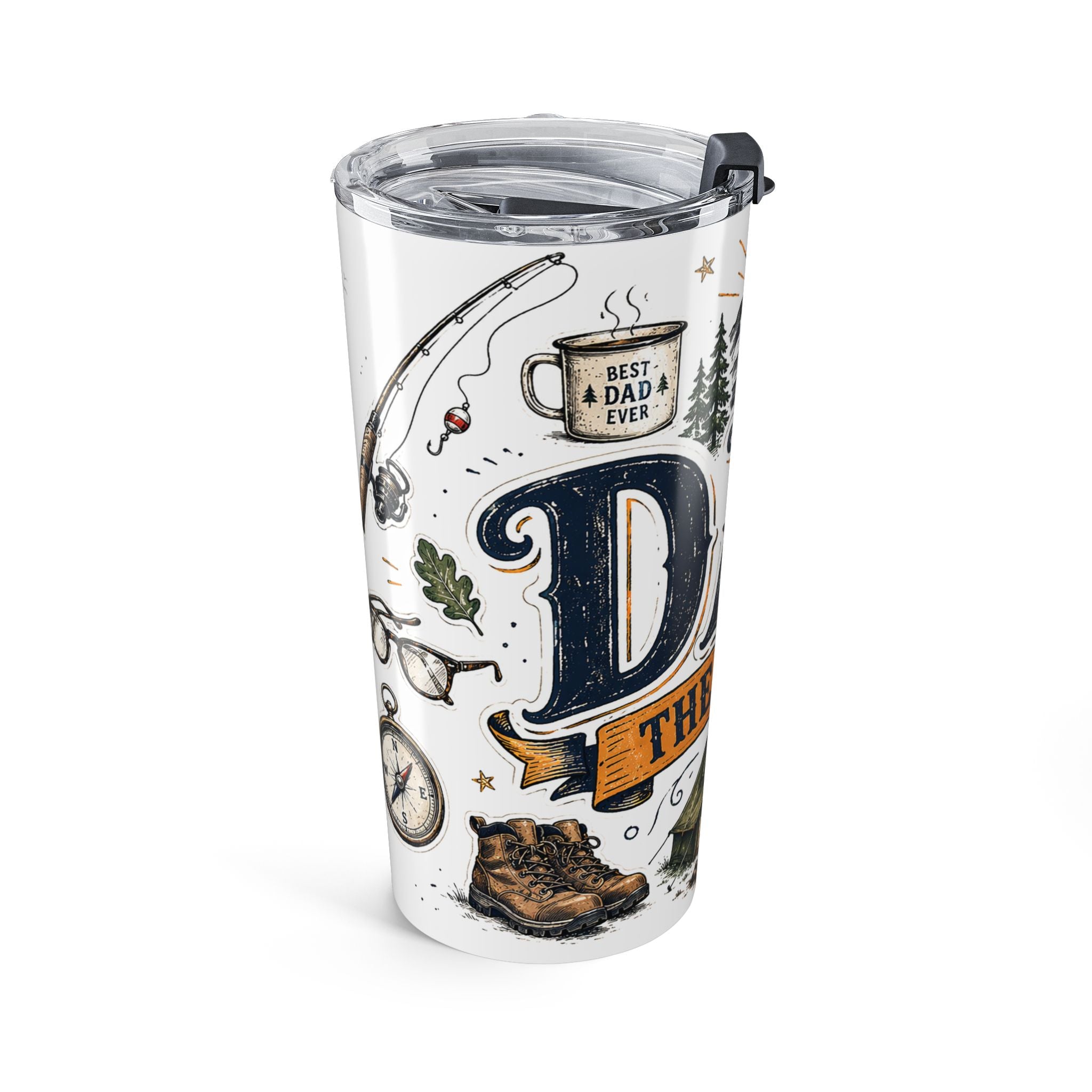 Dad The Legend 20oz Tumbler | Father's Day Gift for Dad | Insulated Stainless Steel Travel Cup