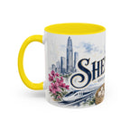 Shenzhen Coffee Mug | China Travel Souvenir | Vintage Illustrated City Gift | 11 oz 15 oz Accent Mug