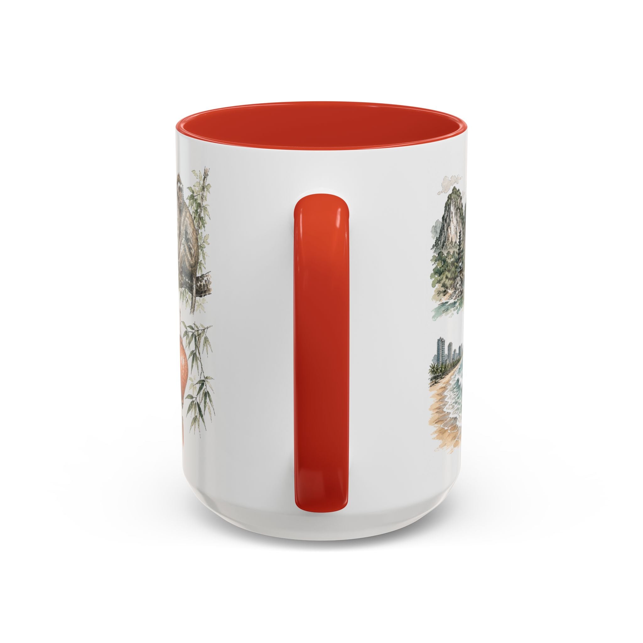 Da Nang Coffee Mug | Vietnam Travel Souvenir | Vintage Illustrated City Gift | 11 oz 15 oz Accent Mug