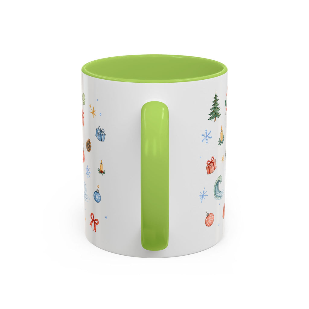 Mammoth Cave National Park Christmas Mug | Watercolor Travel Souvenir | Holiday Gift | Accent Ceramic Coffee Cup 11oz 15oz