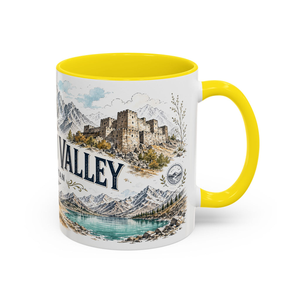 Skardu Valley Mug, Pakistan Travel Souvenir, Bucket List Gift, Accent Ceramic Coffee Mug 11oz 15oz