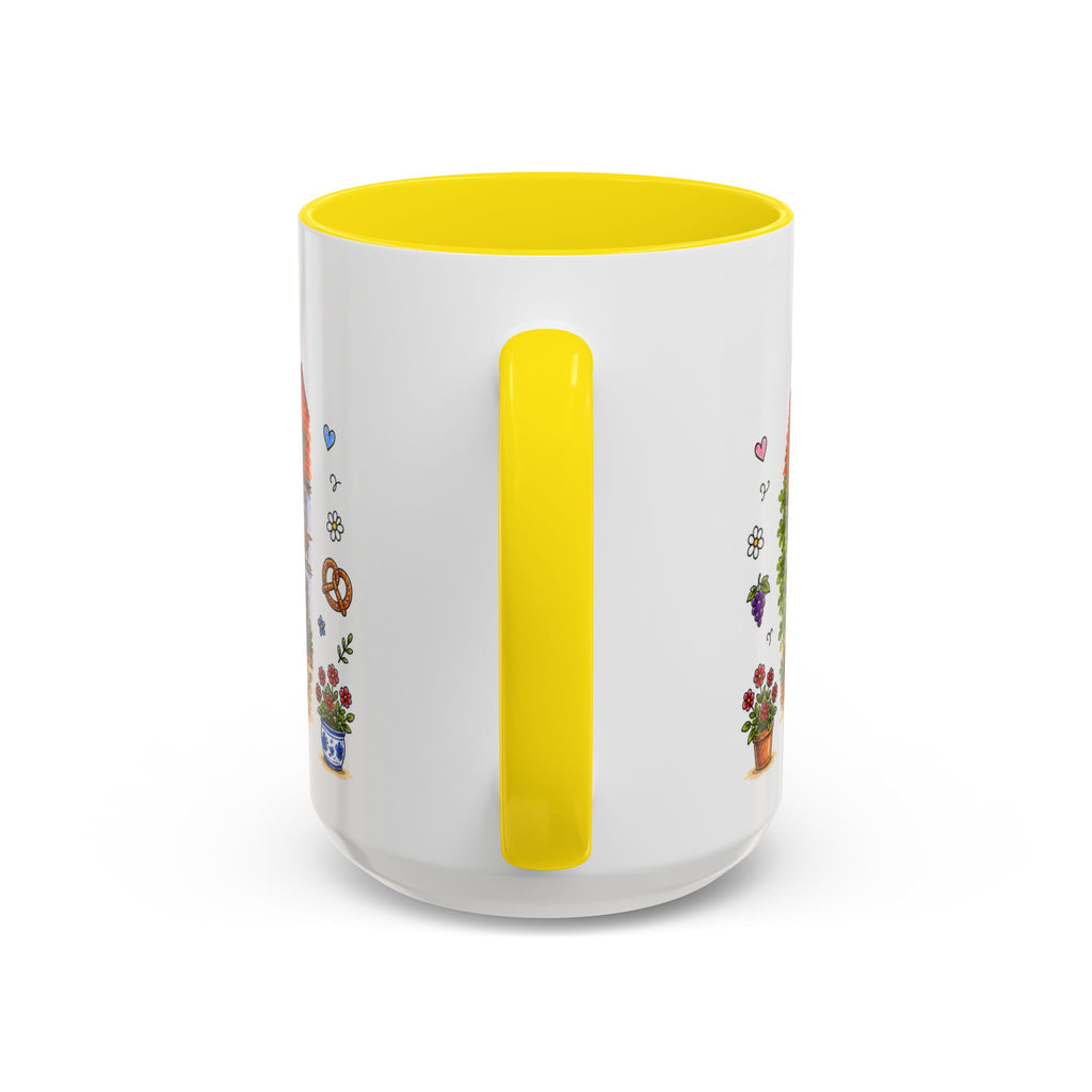 Rothenburg Illustrated Travel Mug | Germany Souvenir Accent Coffee Mug | 11oz 15oz Ceramic Cup