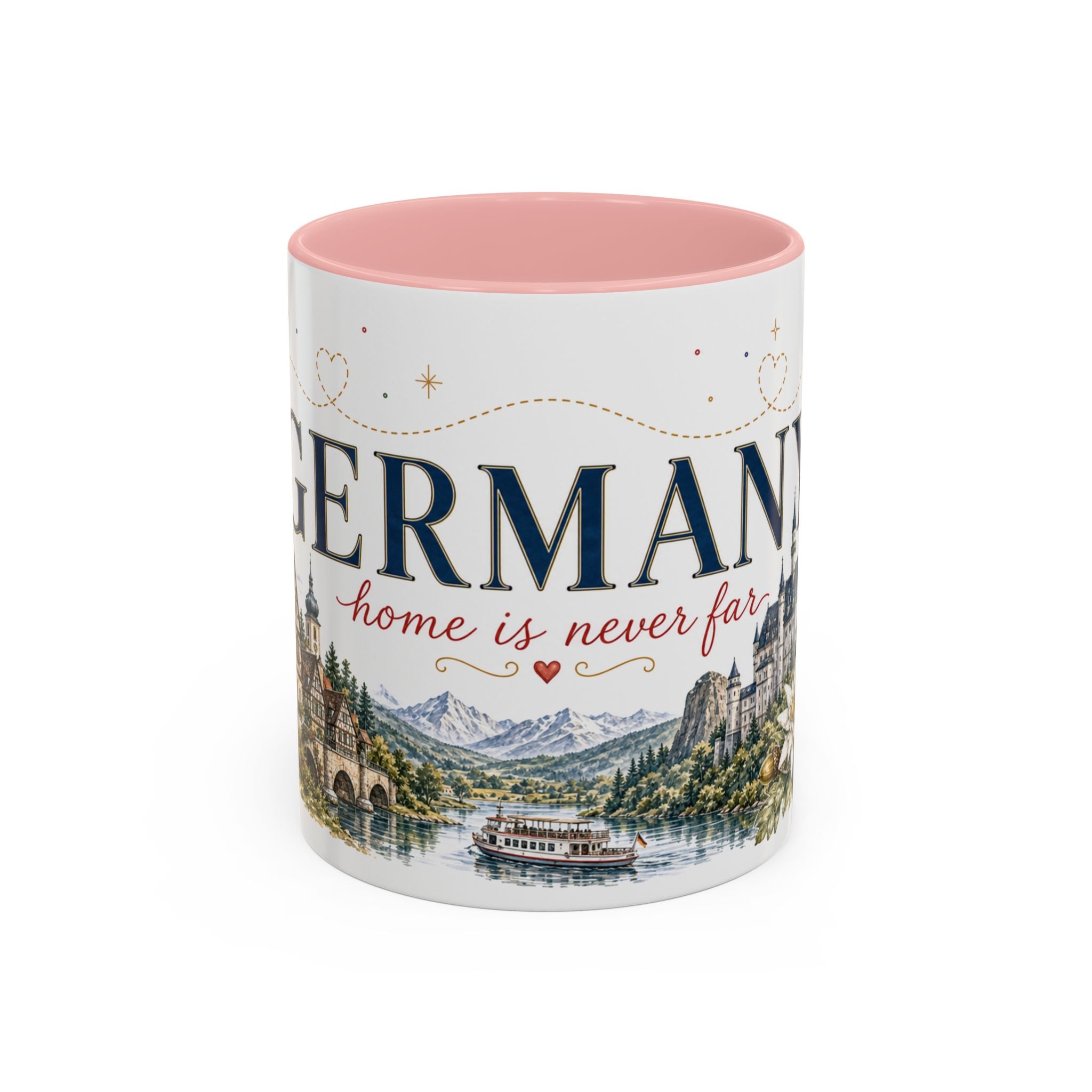 Germany Home Country Mug | Moving Away Gift | Long Distance Friendship | 11 oz 15 oz Accent Mug