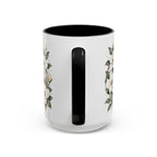Mississippi State Map Mug | Moving Away, Homesick Gift | Botanical Accent Coffee Cup
