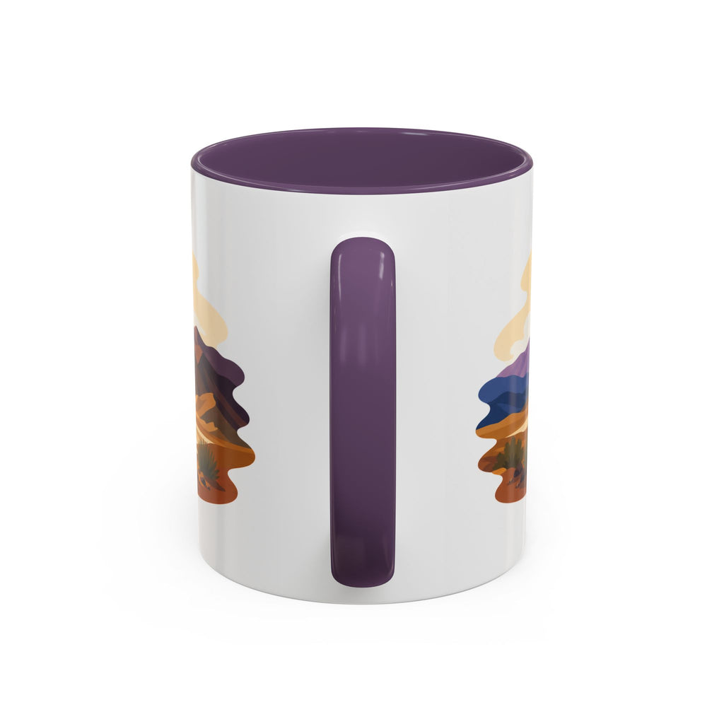 Death Valley National Park Coffee Mug | Solid Color Block Park Souvenir | 11oz 15oz Accent Mug