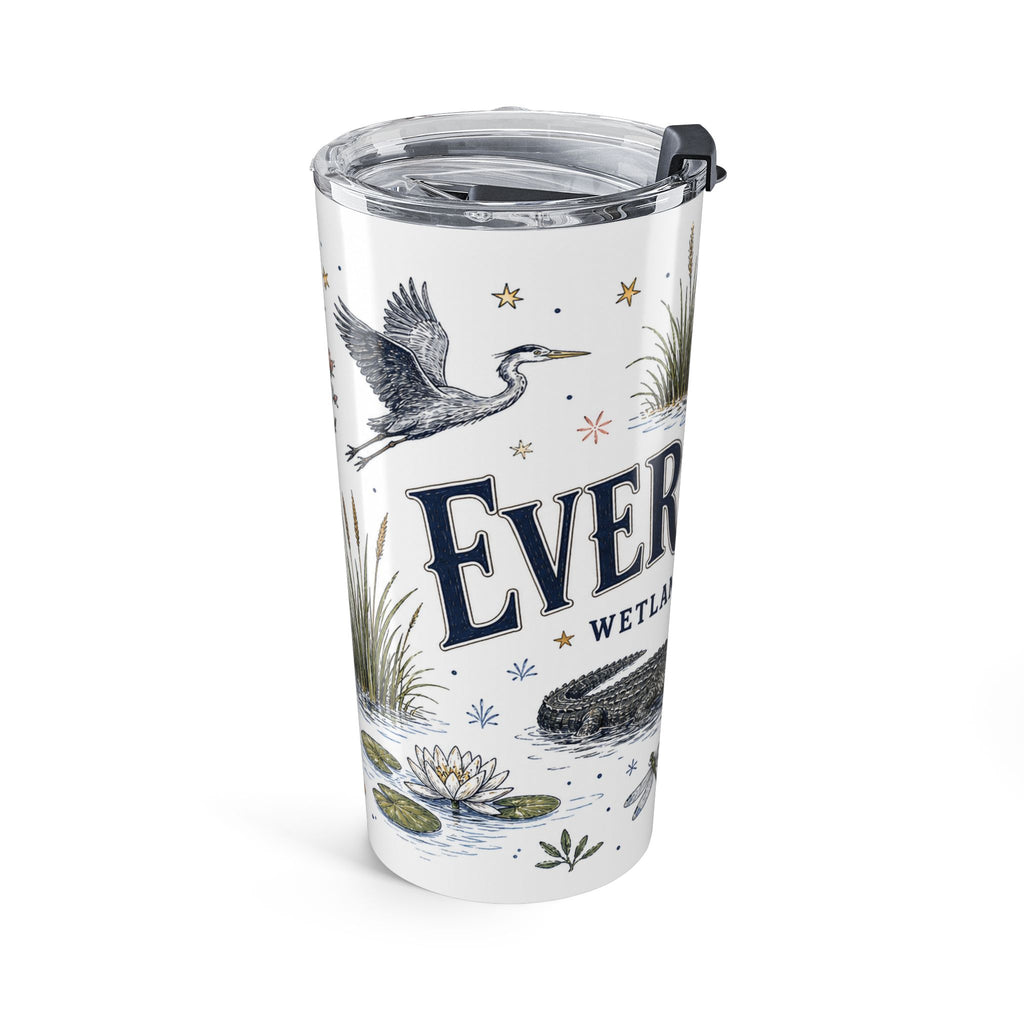 Everglades National Park 20oz Tumbler | Florida Wetlands Wildlife Kayak Gift | Insulated Stainless Steel Travel Cup