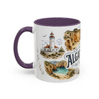 Algarve Coast Mug, Portugal Travel Souvenir, Bucket List Gift, Accent Ceramic Coffee Mug 11oz 15oz