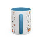 Halloween Party Mug | Ghost Black Cat Candy Watercolor Gift | Accent Cup 11oz 15oz