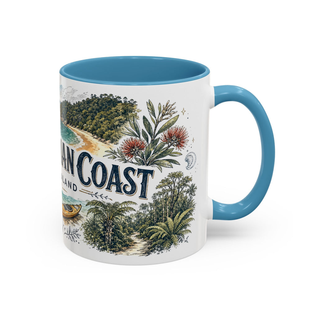 Abel Tasman Coast Mug, New Zealand Travel Souvenir, Bucket List Gift, Accent Ceramic Coffee Mug 11oz 15oz