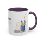 Personalized Teacher Mug | Custom Name Notebook Coffee Cup | Back to School Gift 11oz 15oz
