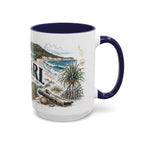 K'gari Mug, Australia Travel Souvenir, Bucket List Gift, Accent Ceramic Coffee Mug 11oz 15oz
