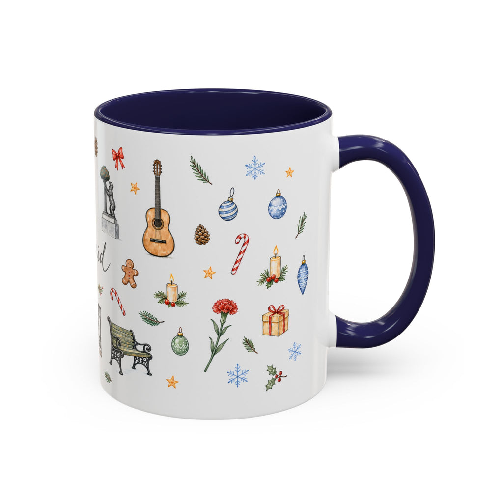 Madrid Christmas Mug | Watercolor City Souvenir, Travel Memories, Ceramic Coffee Cup