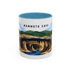 Mammoth Cave National Park Coffee Mug | Solid Color Block Park Souvenir | 11oz 15oz Accent Mug