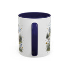 Swiss Alps Coffee Mug | Travel Destination Souvenir Gift | Accent Color Ceramic 11oz 15oz