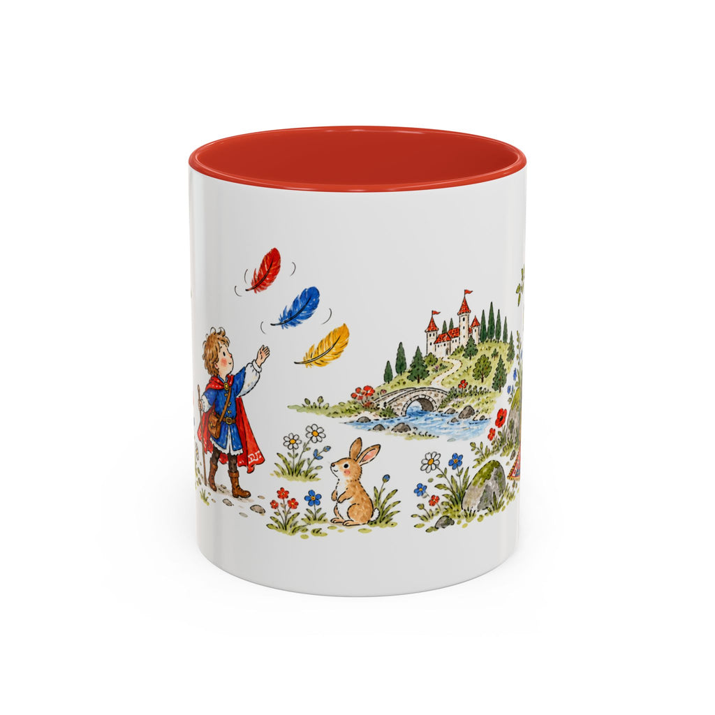 The Three Feathers Mug | Storybook Fairy Tale Accent Coffee Mug | EveryLegend