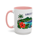 American Samoa Coffee Mug | Travel Souvenir Accent Mug | Country Gift Ceramic Cup 11oz 15oz