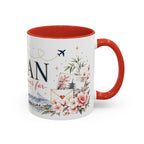 Japan Home Country Mug | Moving Away Gift | Long Distance Friendship | 11 oz 15 oz Accent Mug