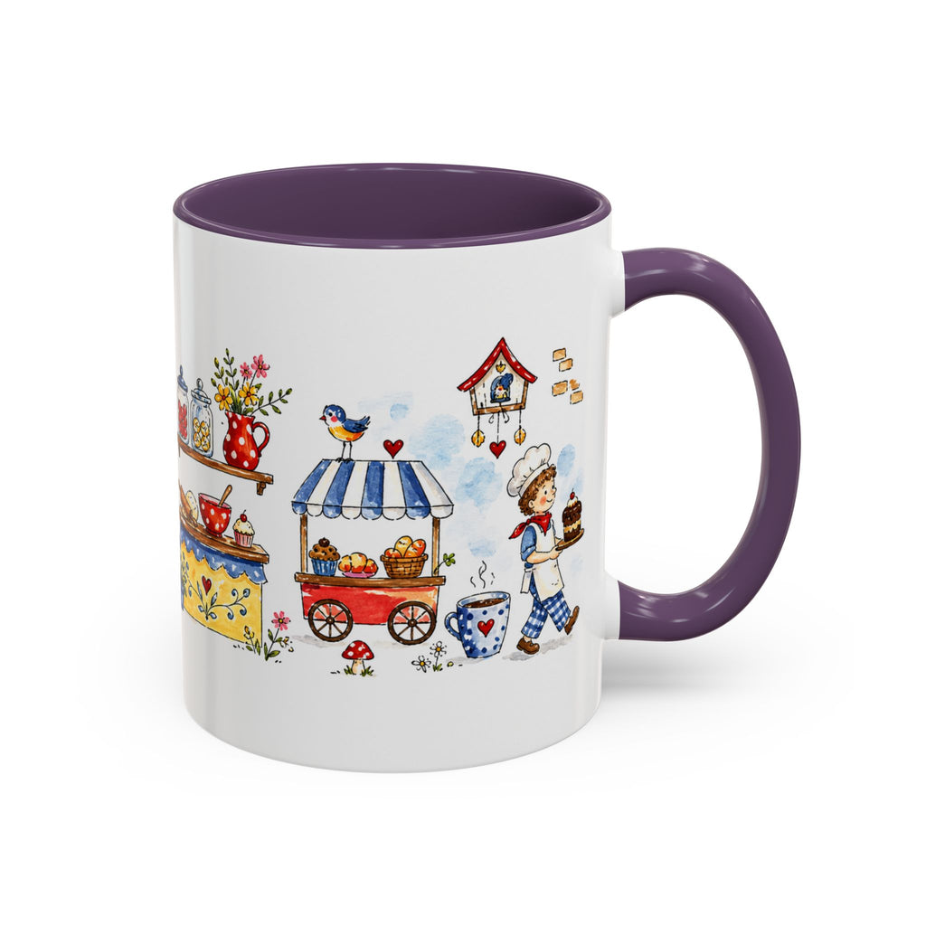 Cozy Bakery Village Mug | Storybook Pastry Accent Coffee Mug | EveryLegend