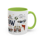 Moscow Coffee Mug | Russia Souvenir Travel Gift | Accent Color Ceramic 11oz 15oz