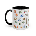 Porto Christmas Mug | Watercolor City Souvenir, Travel Gift (11oz/15oz)