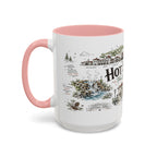 Hot Springs National Park Coffee Mug | Arkansas Thermal Spring Spa Gift | Accent Color Ceramic 11oz 15oz