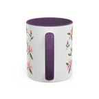 Washington Coast rhododendron Mug, State Flower Floral Coffee Cup, 11oz Botanical Gift
