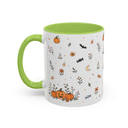 Halloween Party Mug | Ghost Black Cat Candy Watercolor Gift | Accent Cup 11oz 15oz