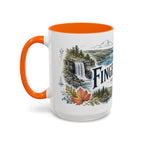 Finger Lakes Mug, New York Travel Souvenir, Bucket List Gift, Accent Ceramic Coffee Mug 11oz 15oz