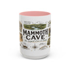 Mammoth Cave National Park Coffee Mug | Kentucky Cave Exploration Hiking Gift | Accent Color Ceramic 11oz 15oz