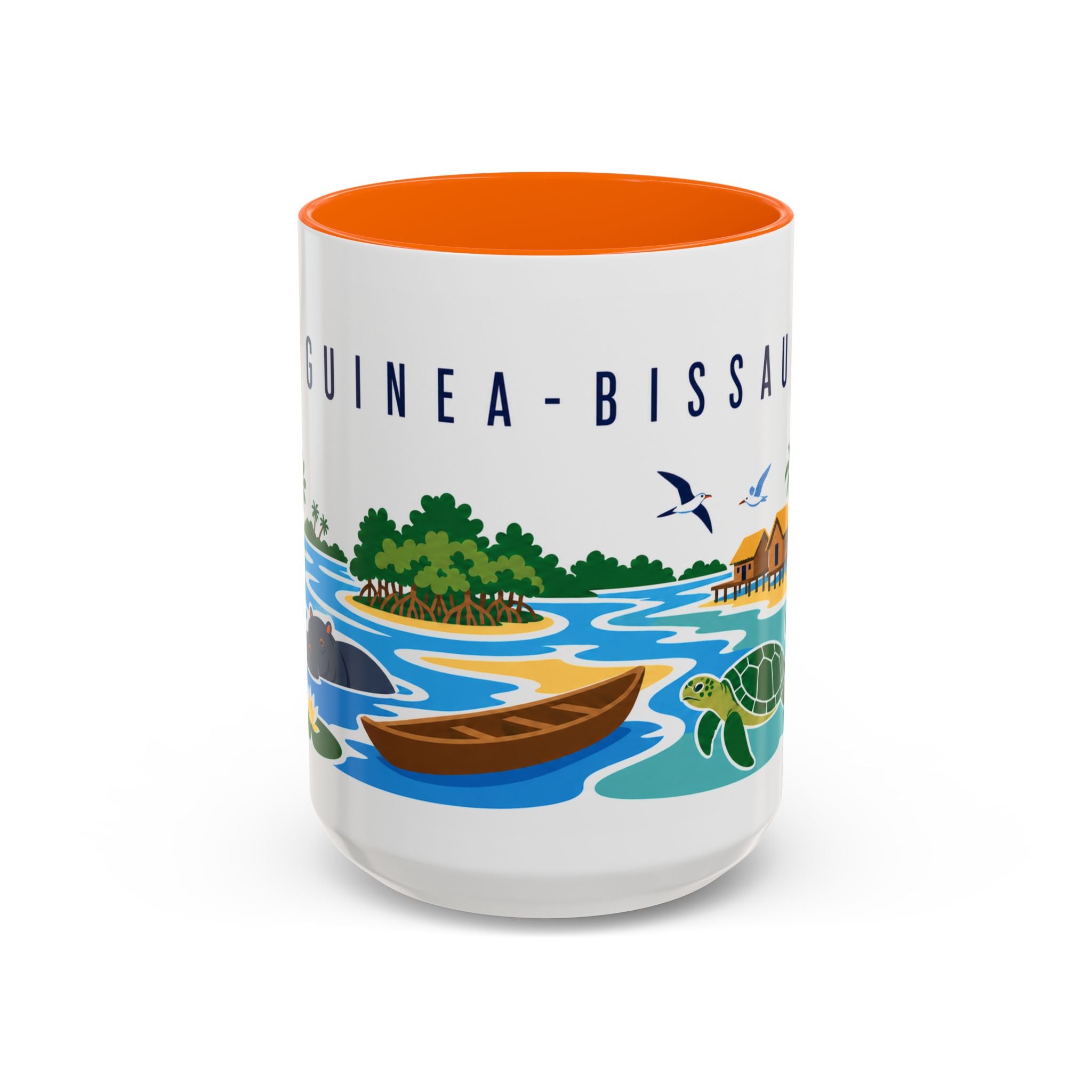 Guinea-Bissau Coffee Mug | Travel Souvenir Accent Mug | Country Gift Ceramic Cup 11oz 15oz