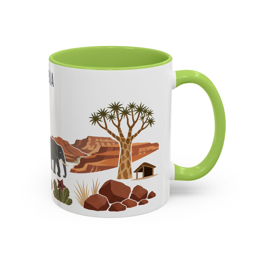 Namibia Coffee Mug | Travel Souvenir Accent Mug | Country Gift Ceramic Cup 11oz 15oz