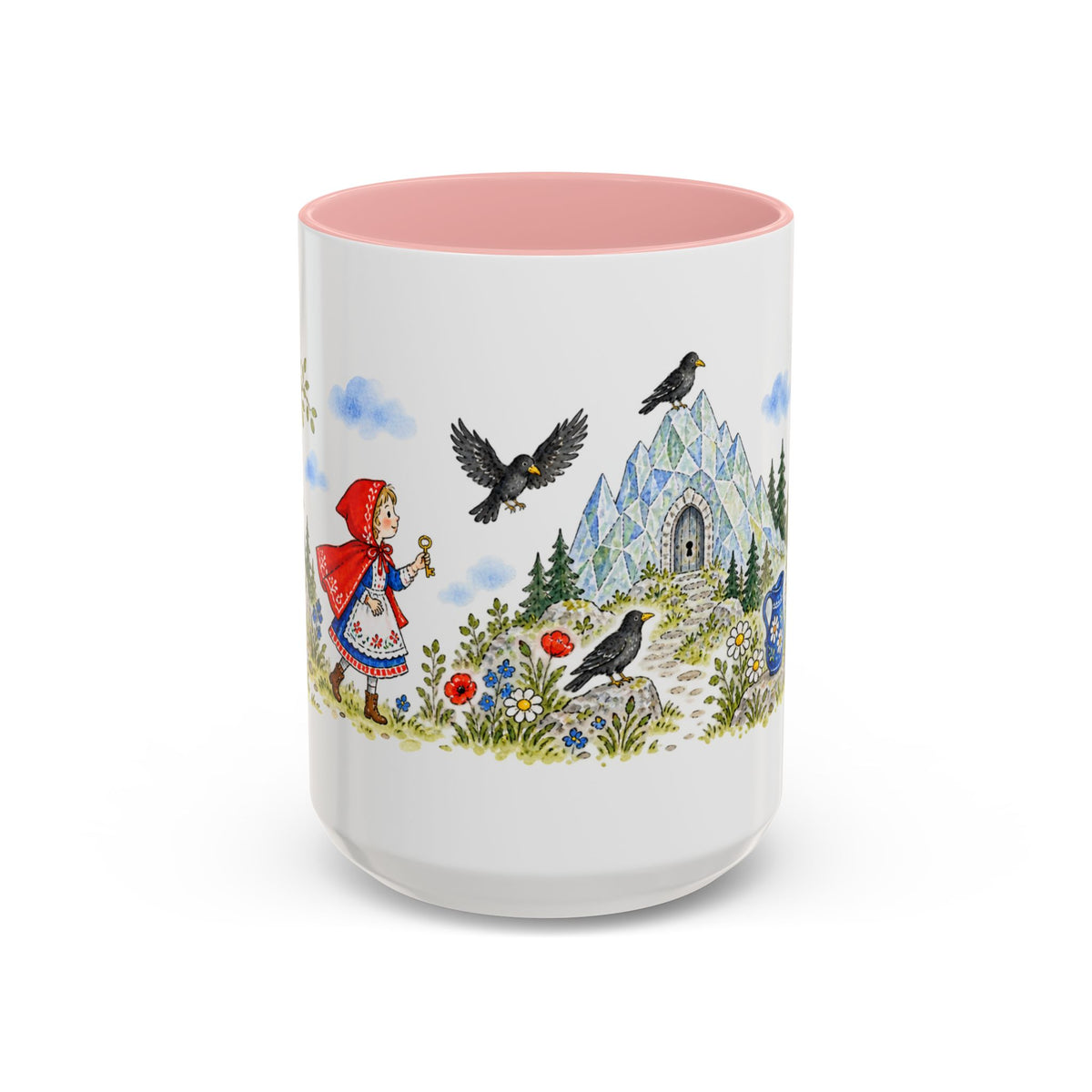 The Seven Ravens Mug | Storybook Fairy Tale Accent Coffee Mug | EveryLegend